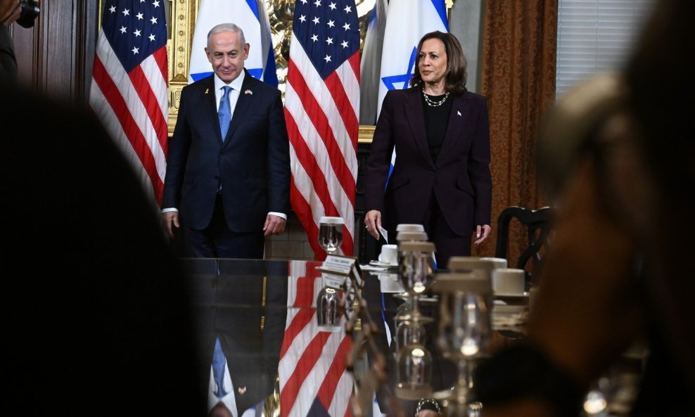 Benjamin Netanyahu i Kamala Harris