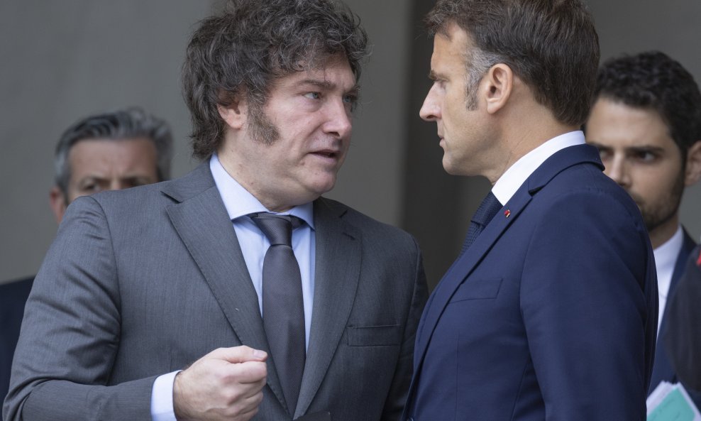 Javier Milei i Emmanuel Macron