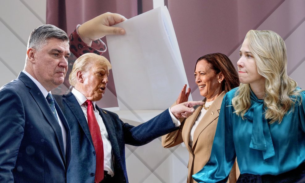 Zoran Milanović, Marija Selak Raspudić/Donald Trump, Kamala Harris