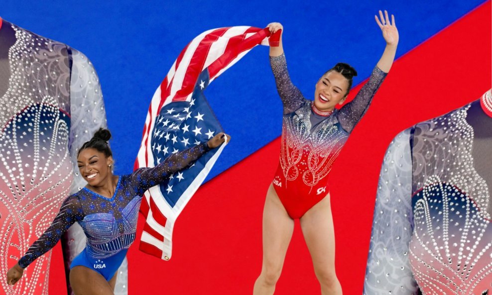 Simone Biles i Suni Lee