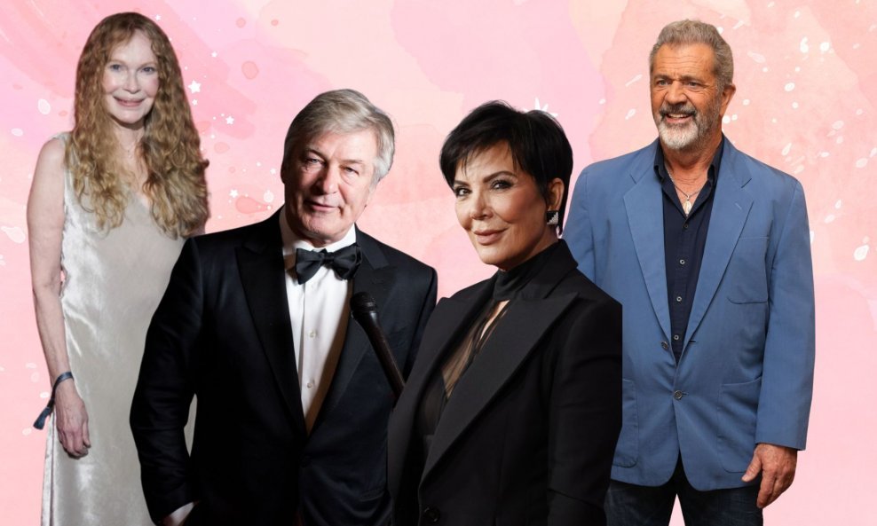 Mia Farrow, Alec Baldwin, Kris Jenner, Mel Gibson