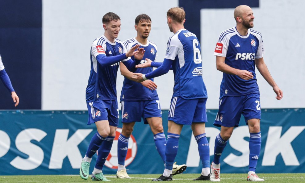 Slijeva Mauro Perković, Dario Špikić, Maxime Bernauer, Josip Mišić