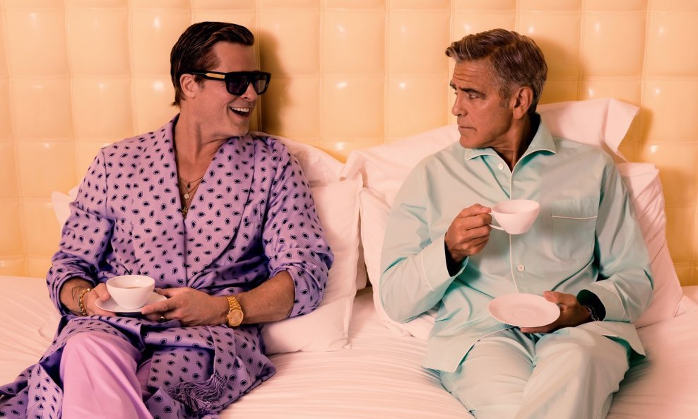 George Clooney i Brad Pitt