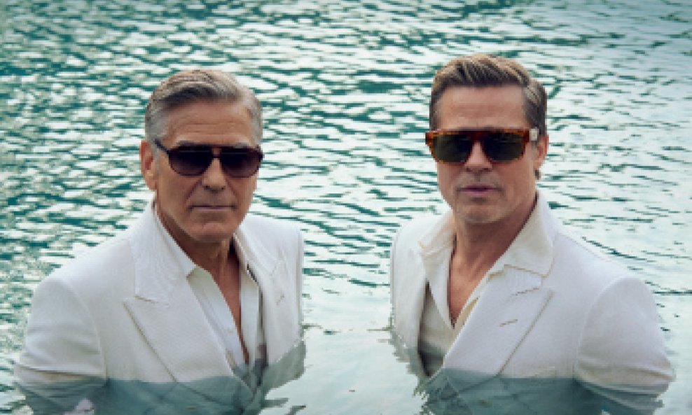 George Clooney i Brad Pitt