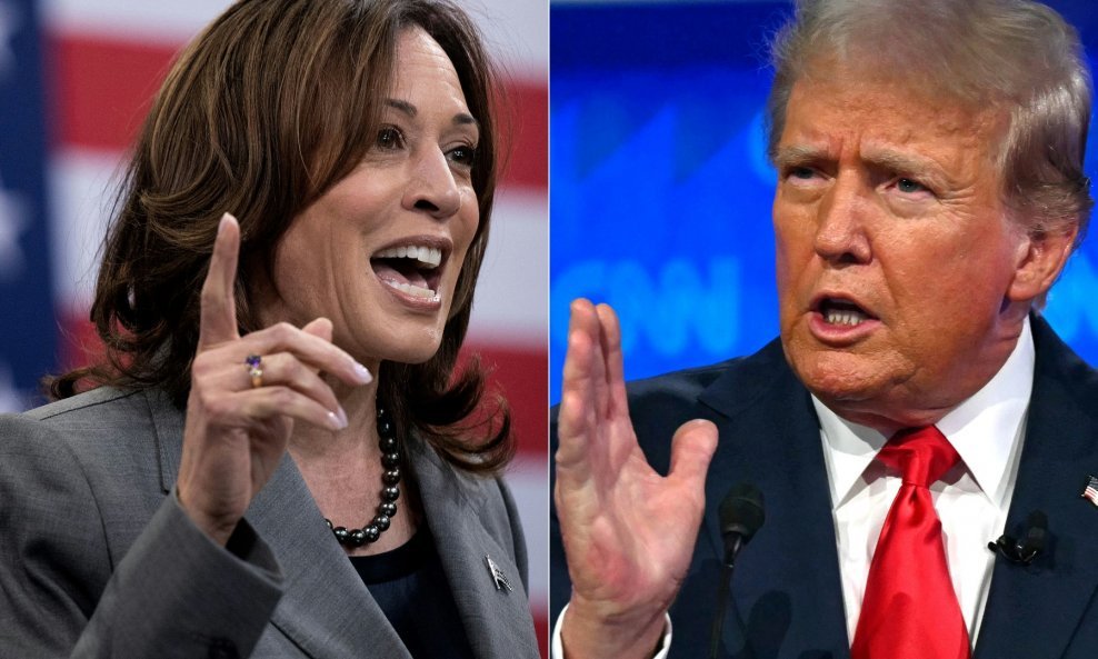 Kamala Harris, Donald Trump