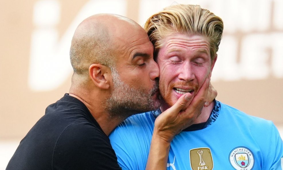 Pep Guardiola i Kevin de Bruyne