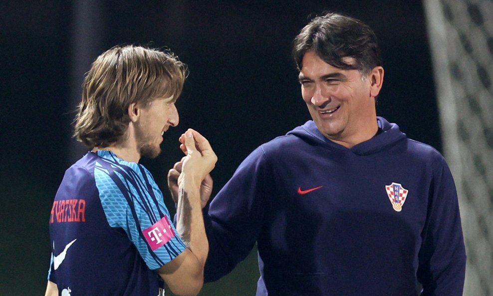 Luka Modrić i Zlatko Dalić