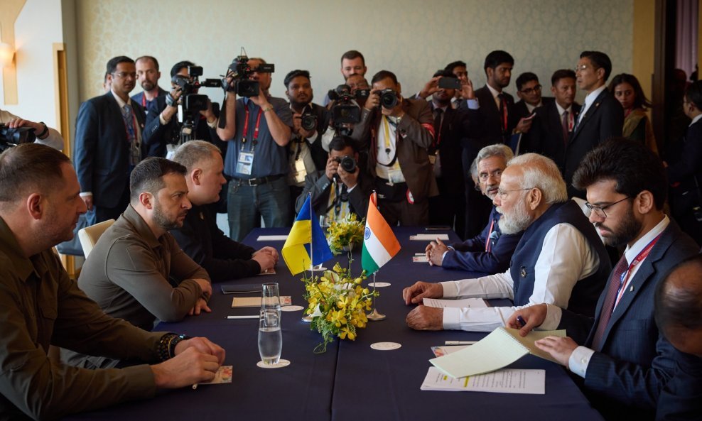 Volodimir Zelenski i Narendra Modi