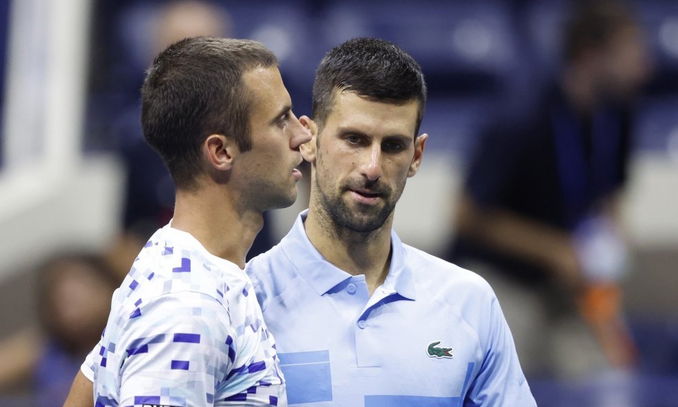 Laslo Đere i Novak Đoković, US Open, 29.8.2024,