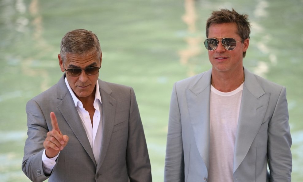 George Clooney i Brad PItt