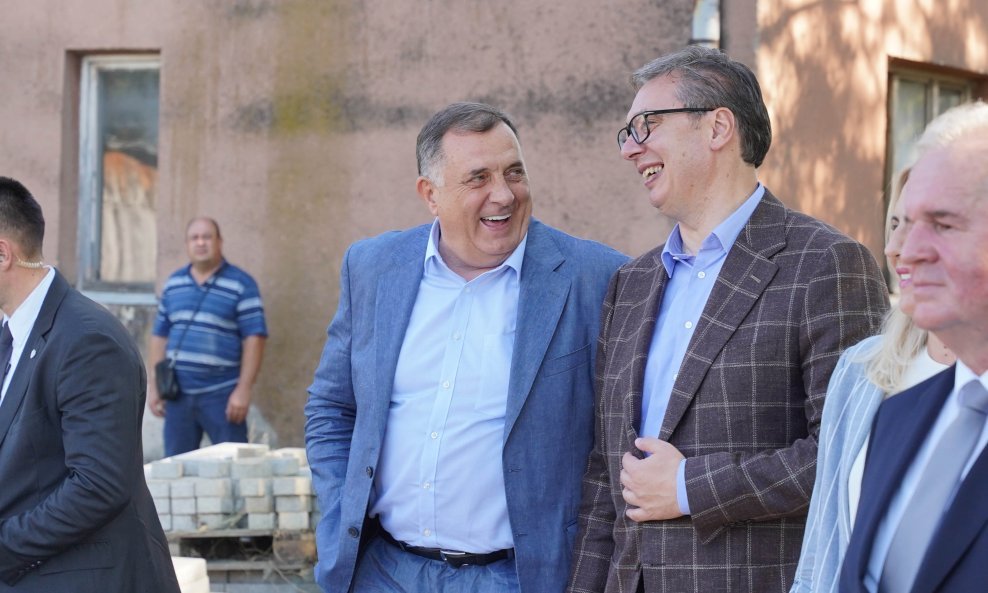 Aleksandar Vučić i Milorad Dodik