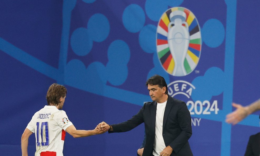 Luka Modrić i Zlatko Dalić