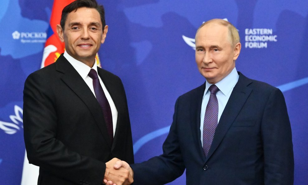 Aleksandar Vulin i Vladimir Putin