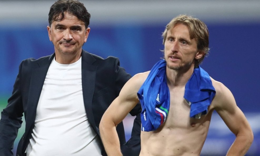 Zlatko Dalić i Luka Modrić Hrvatska