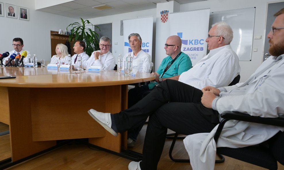 Konferencija za medije u povodu multiorganskih transplantacija u KBC Zagreb