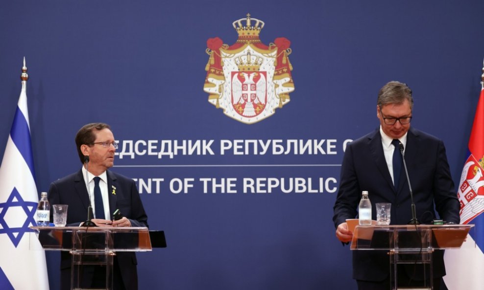 Isaac Herzog i Aleksandar Vučić