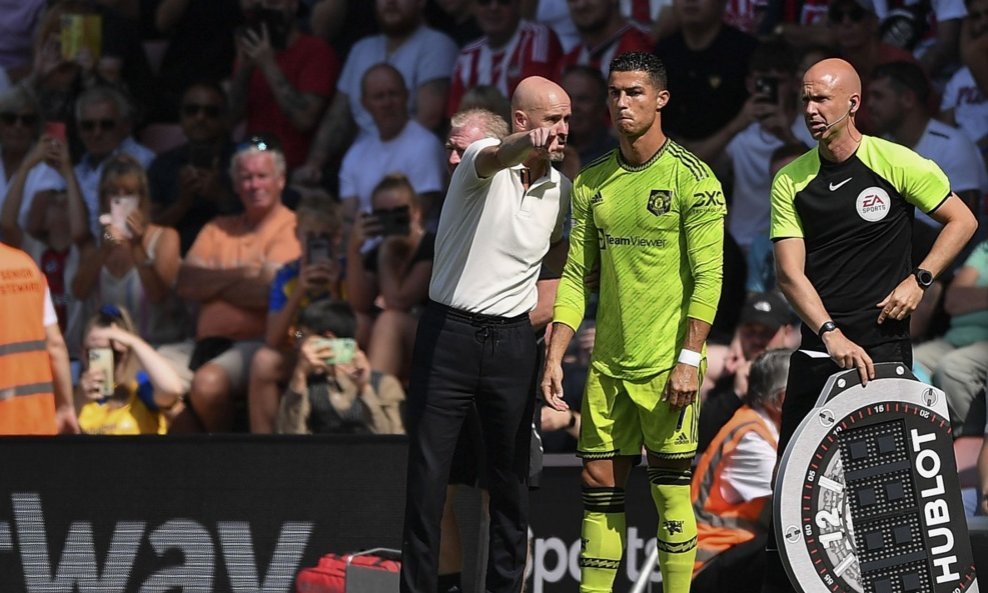 Erik ten Hag i Cristiano Ronaldo