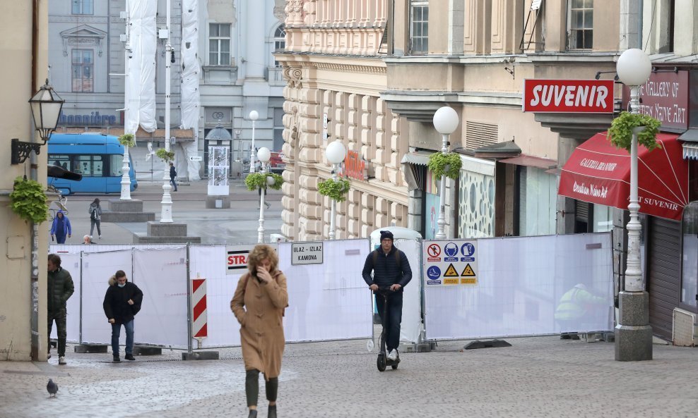 Radovi u centru Zagreba