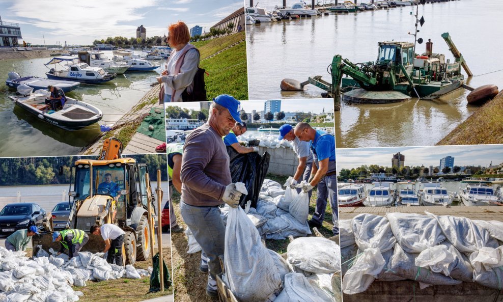 Pripreme za obranu od poplave u Vukovaru