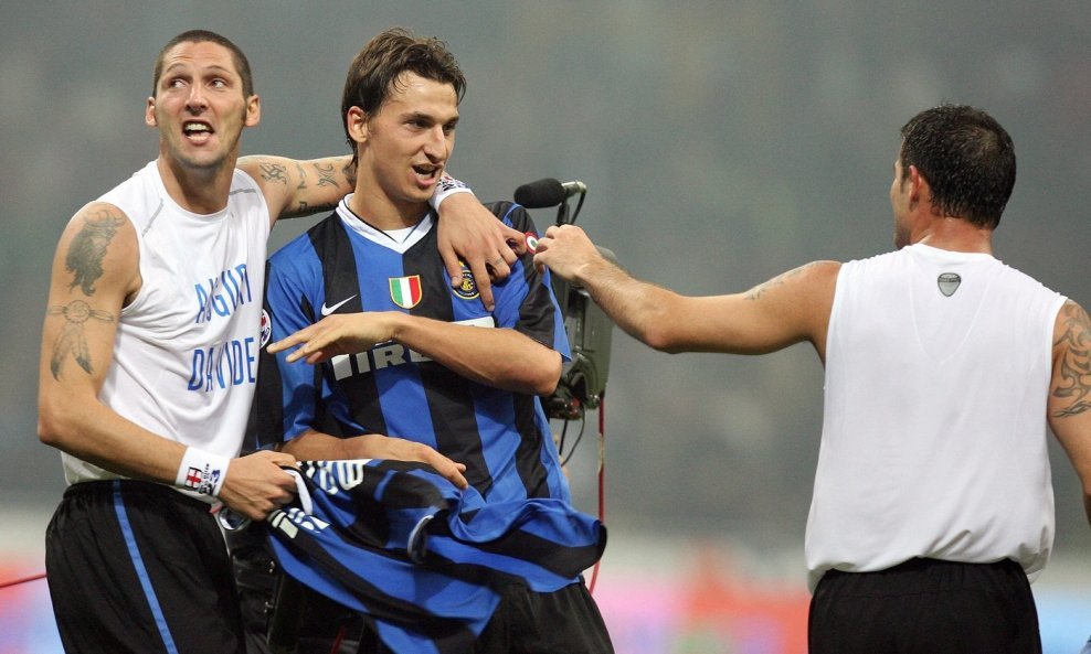 Marco Materazzi (lijevo) i Zlatan Ibrahimović