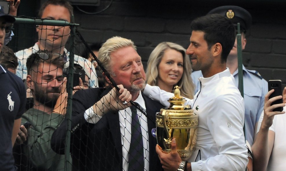 Boris Becker i Novak Đoković