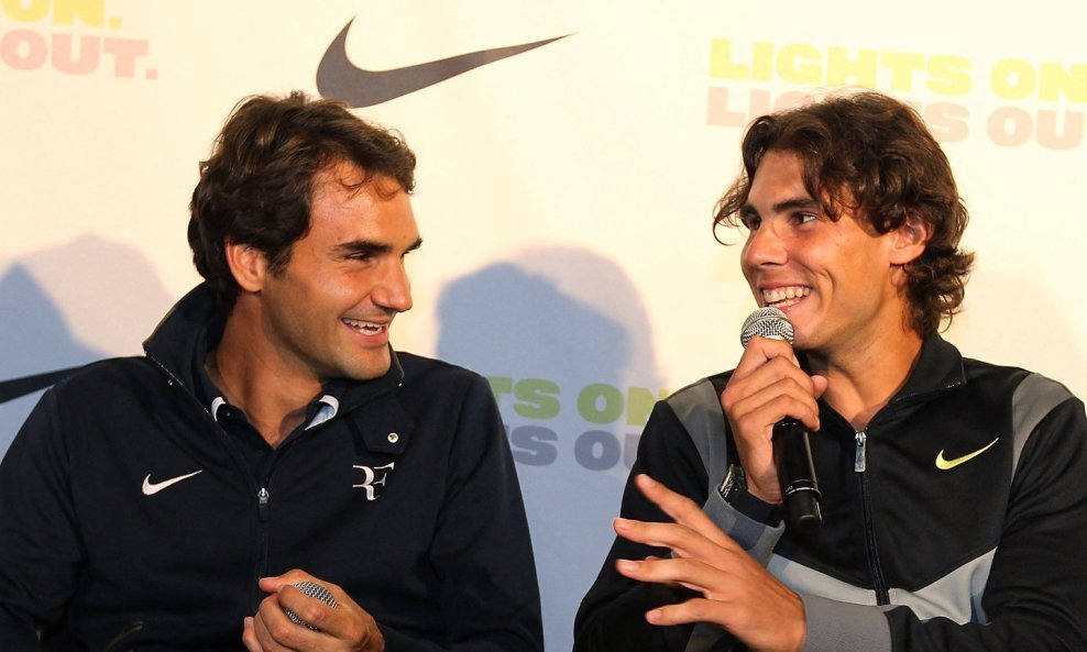 Roger Federer i Rafael Nadal, 2010. godine