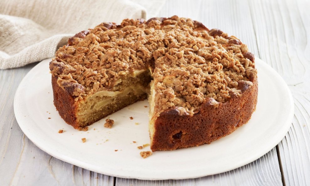 Crumble torta s jabukama