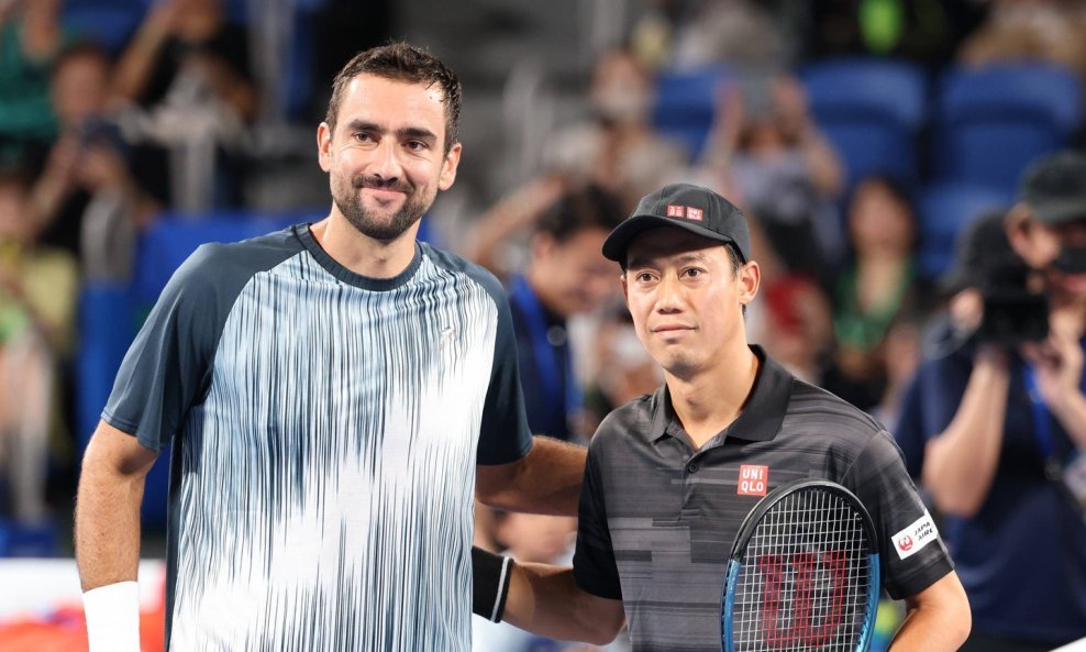 Marin Čilić i Kei Nishikori, 26.9.2024., ATP Tokio