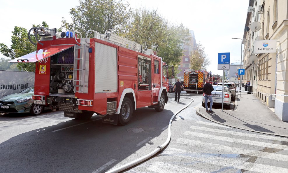 Požar u Cankarjevoj ulici