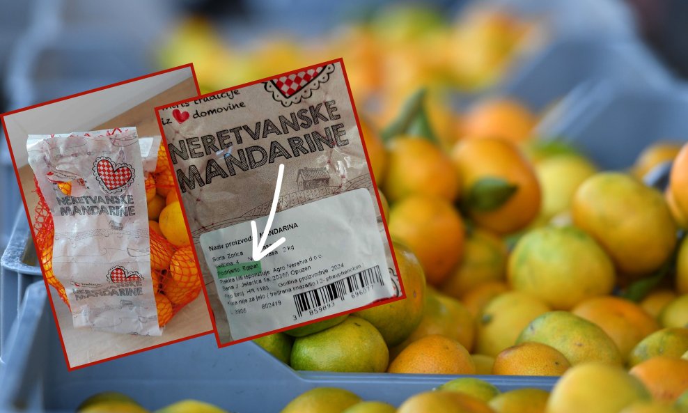 'Neretvanske mandarine' iz Egipta