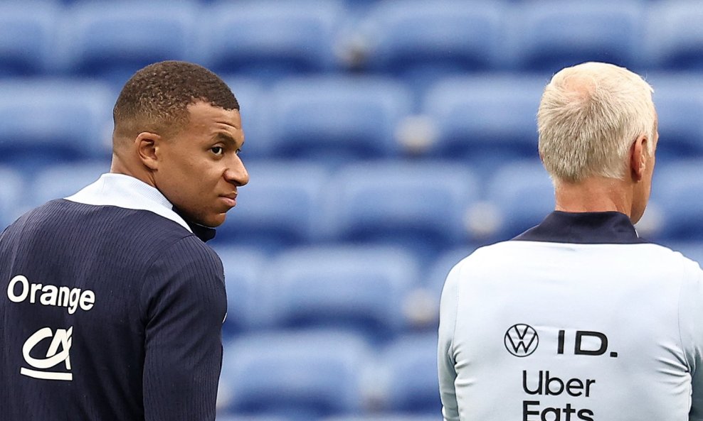 Kylian Mbappe i Didier Deschamps