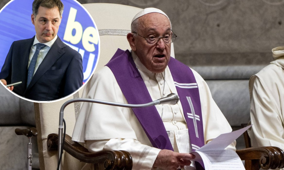 Alexander de Croo i papa Franjo