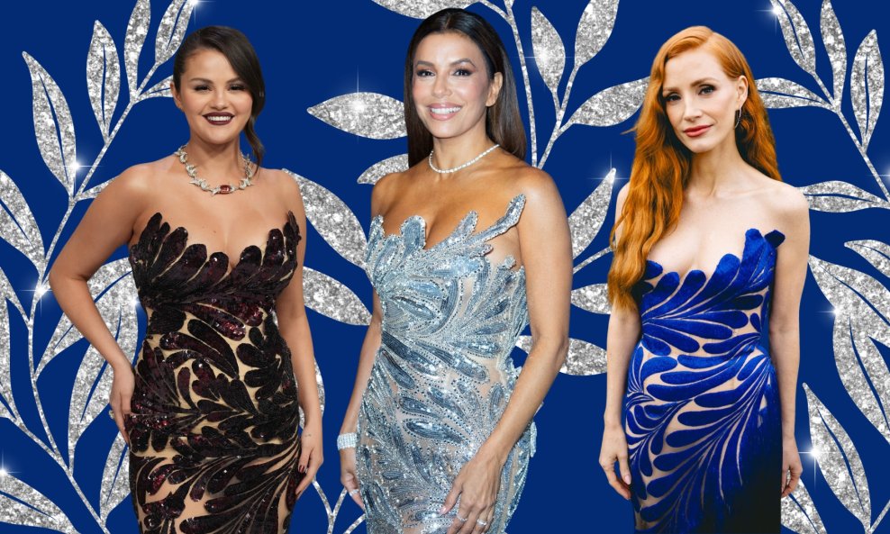 Selena Gomez, Eva Longoria i Jessica Chastain