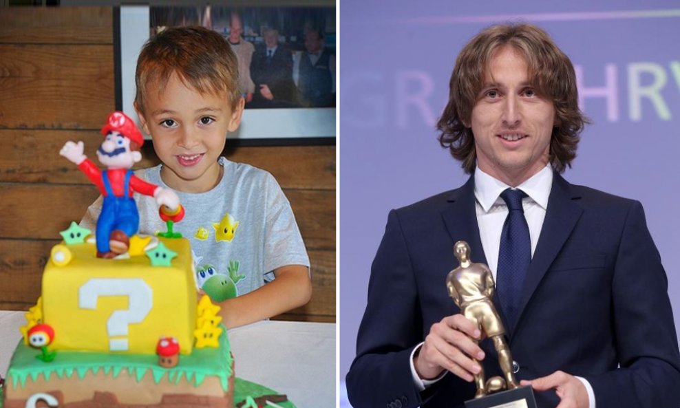 Luka Modrić i sin Ivano