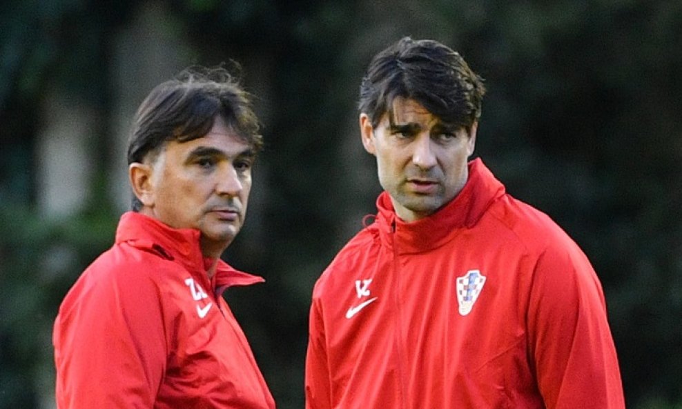 Zlatko Dalić i Vedran Ćorluka Hrvatska