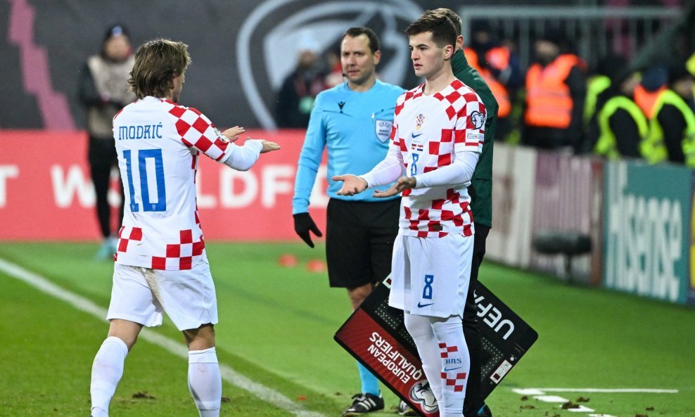 Luka Modrić i Martin Baturina Hrvatska