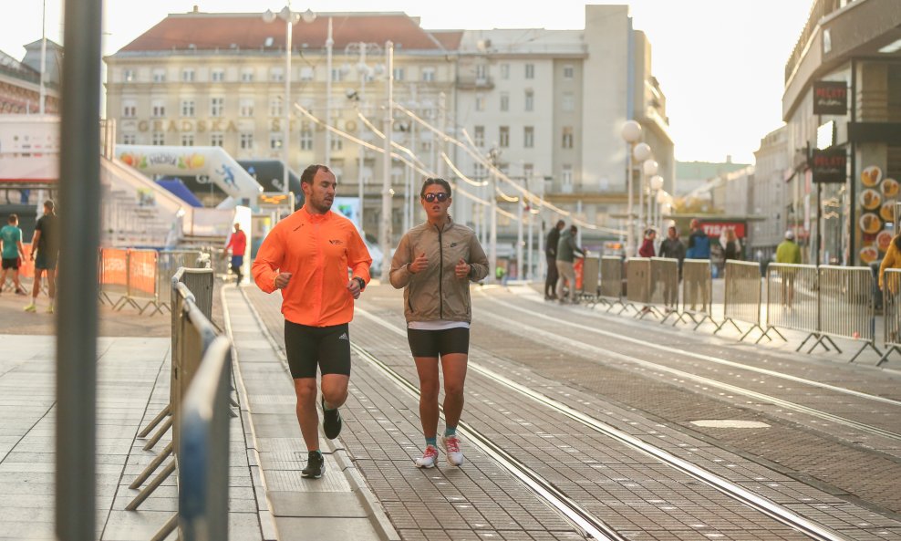 Zbog Zagrebačkog maratona zatvorene ulice u centru grada