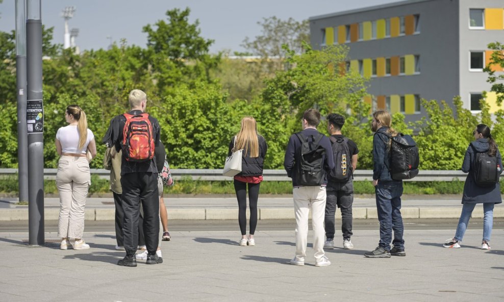 Studenti u Njemačkoj - ilustracija