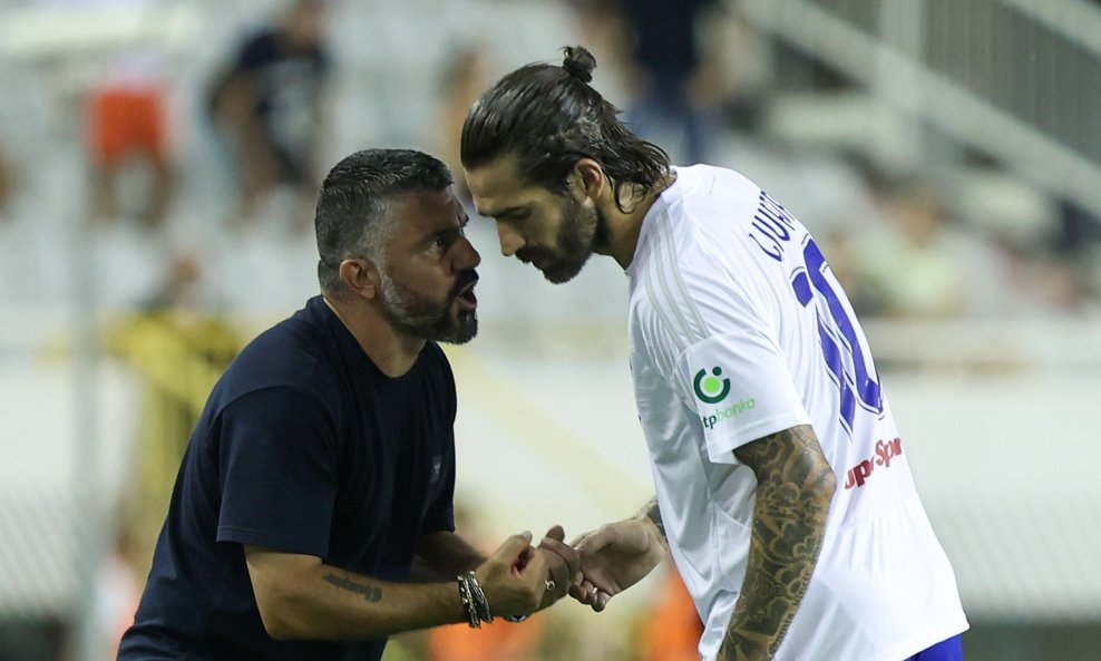 Gennaro Gattuso i Marko Livaja NK Hajduk