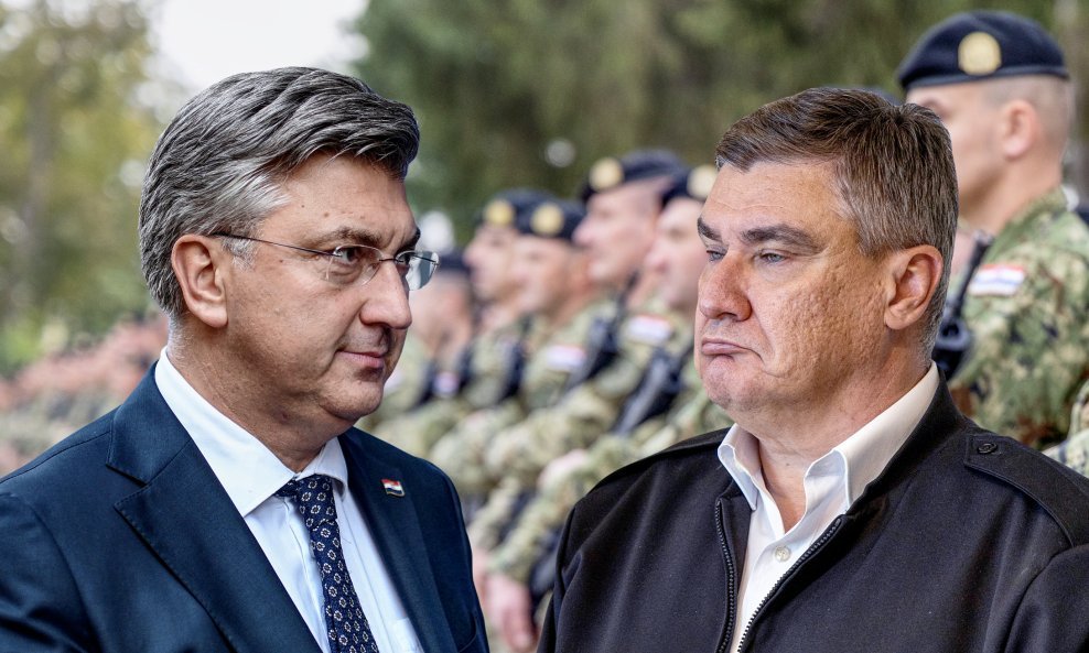 Andrej Plenković i Zoran Milanović