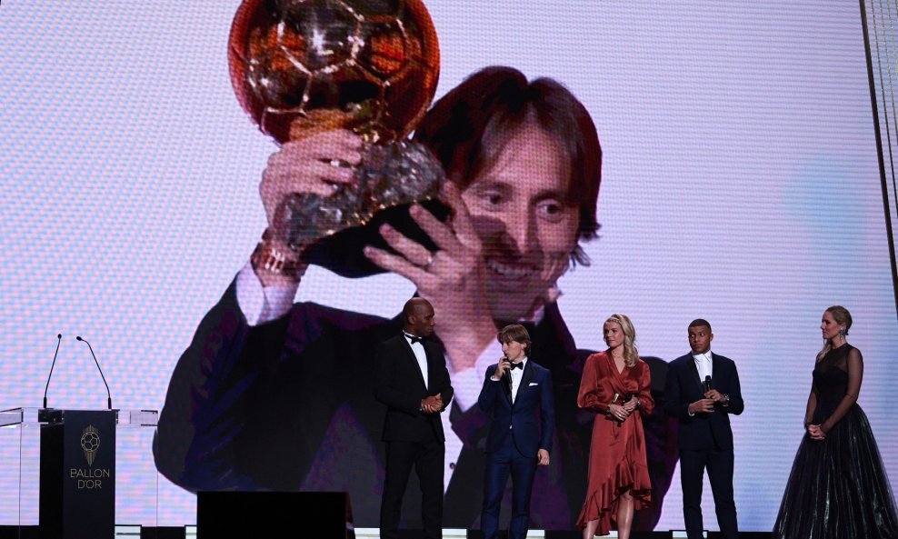 Luka Modrić sa Zlatnom loptom