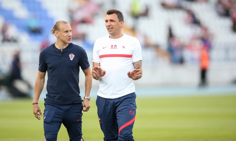 Mario Mandžukić i Domagoj Vida