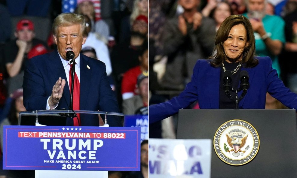 Donald Trump, Kamala Harris