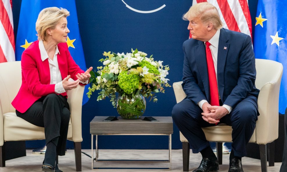 Ursula von der Leyen i Donald Trump