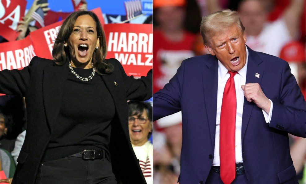 Kamala Harris, Donald Trump