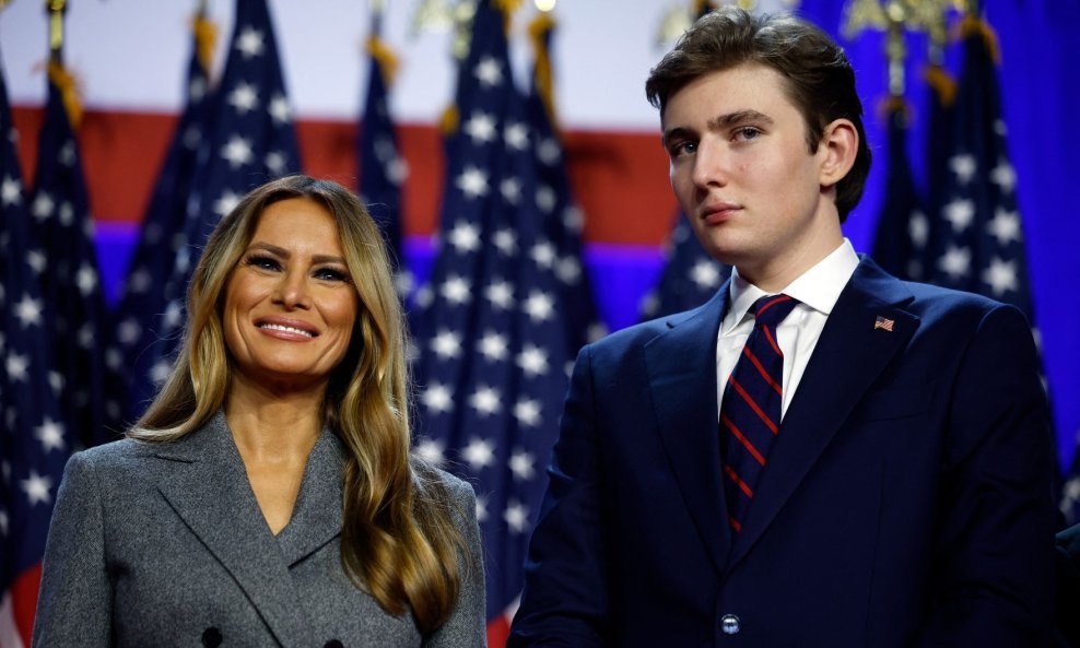 Melania i Barron Trump