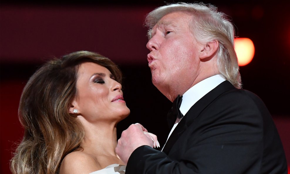 Melania i Donald Trump na inauguraciji nakon prve Trumpove pobjede