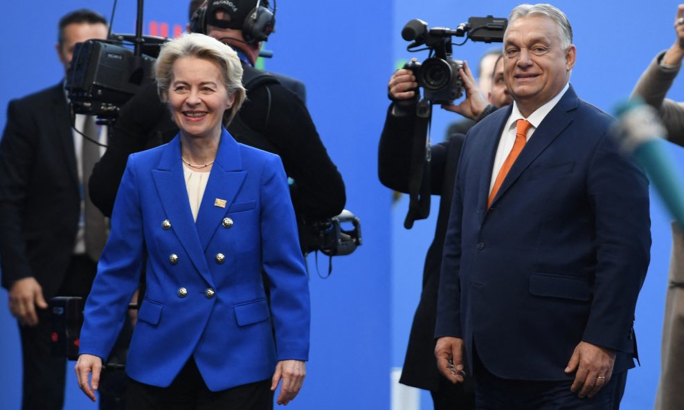 Viktor Orban i Ursula von der Leyen na summitu u Budimpešti