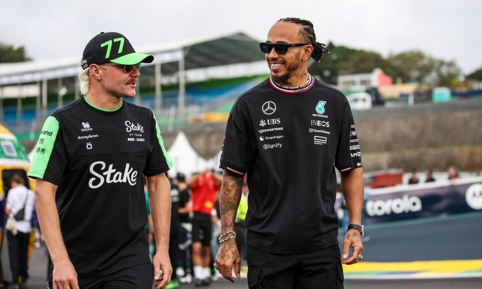 Valtteri Bottas i Lewis Hamilton