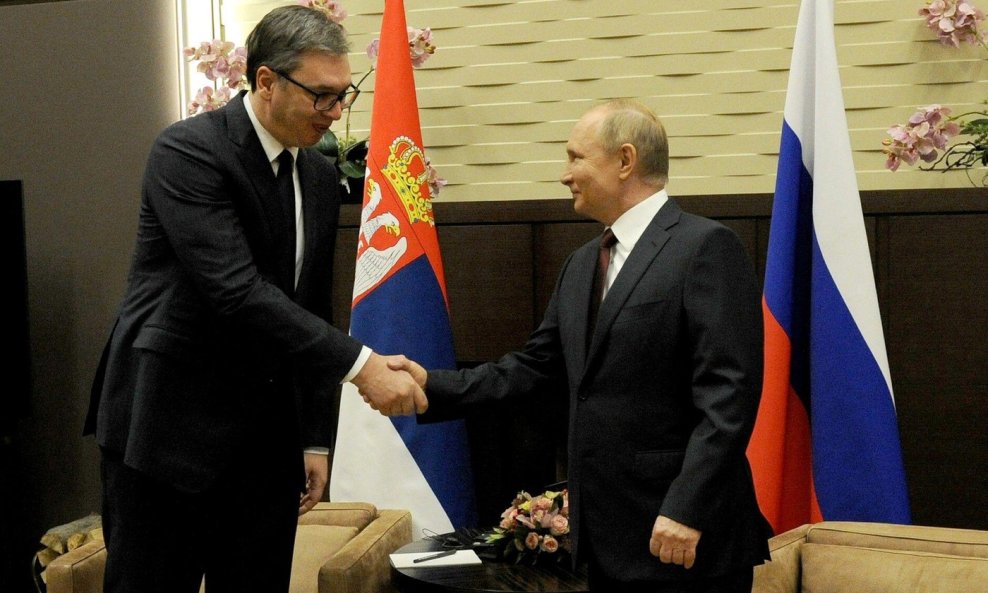 Aleksandar Vučić i Vladimir Putin